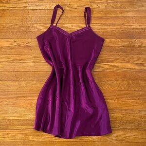 VINTAGE PURPLE SLIP DRESS